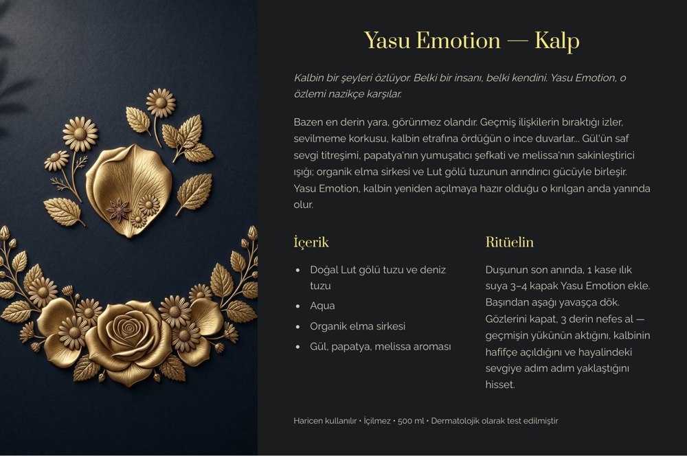 Yasu Emotion Aşk formu